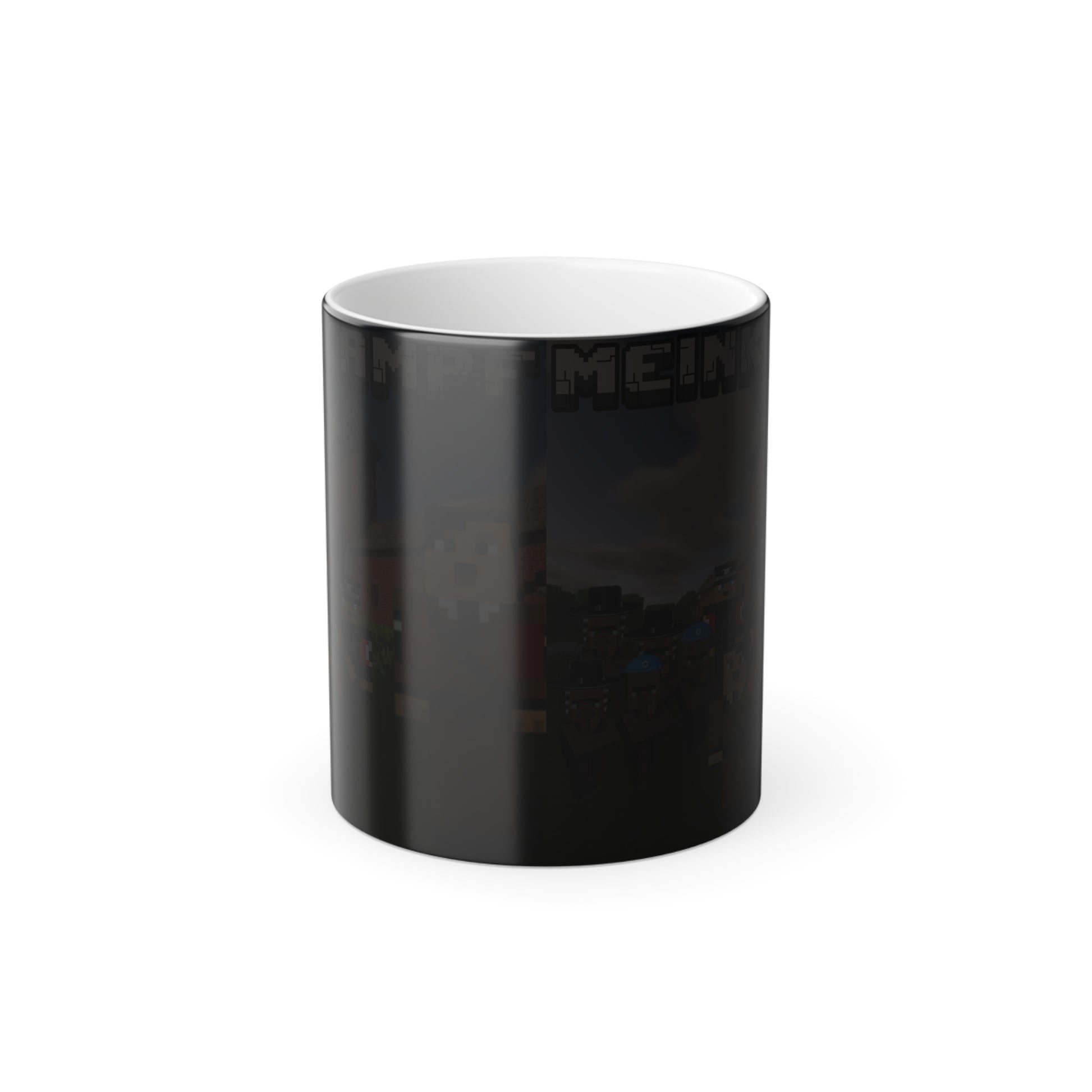 Color Morphing Mug - Minecraft Adventure Cup, Fun Gift for Gamers, Unique Kitchenware, Holiday Present, Collectible Mug