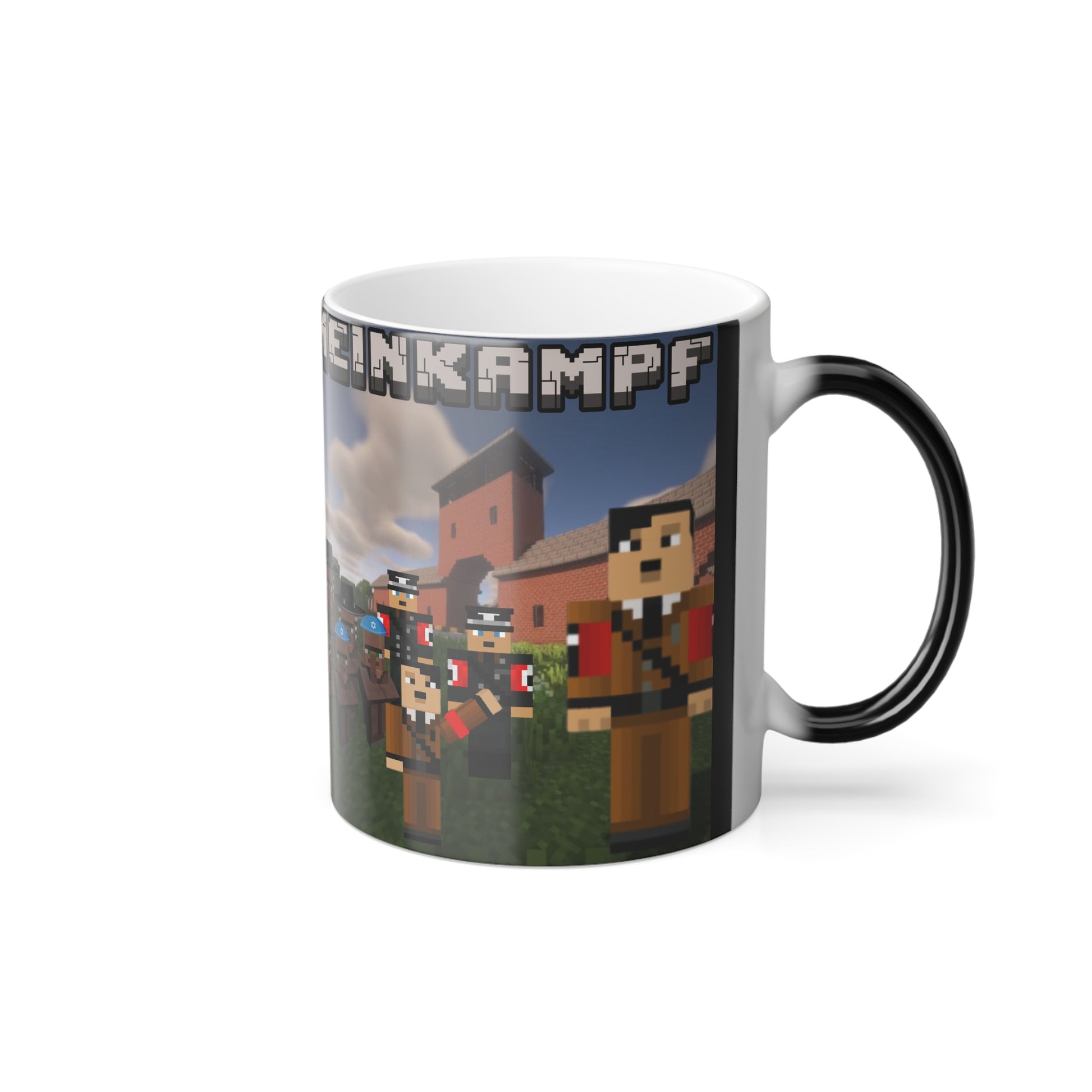 Color Morphing Mug - Minecraft Adventure Cup, Fun Gift for Gamers, Unique Kitchenware, Holiday Present, Collectible Mug